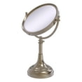 thumbnail image 1 of Height Adjustable 8 Inch Vanity Top Make-Up Mirror - Antique Pewter / 4X, 1 of 5