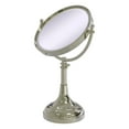 thumbnail image 1 of Height Adjustable 8 Inch Vanity Top Make-Up Mirror - Polished Nickel / 4X, 1 of 5