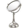 thumbnail image 1 of Height Adjustable 8 Inch Vanity Top Make-Up Mirror - Polished Nickel / 5X, 1 of 5