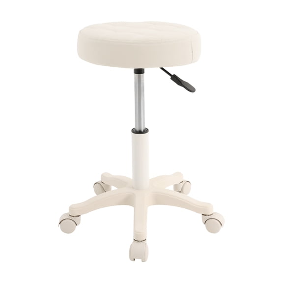 Height Adjustable Bar Stool, Rolling Stool Adjustable Height 360-degree Rotation Salon Stool Coffee Shop Stool