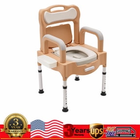 Height Adjustable Bath Seat Bedside Commode Toilet Chair Heavy Duty Adult Senior