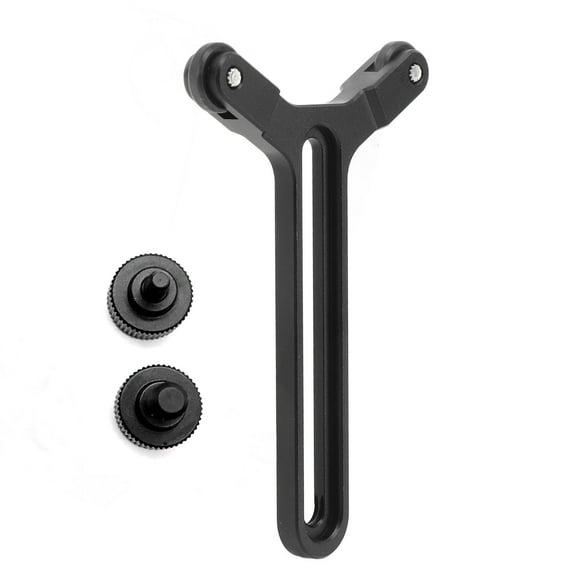 Height Adjustable Camera Extended Lens Support Y Shape Bracket Aluminum Alloy for DJI RS3 Stabilizer Telephoto Lens