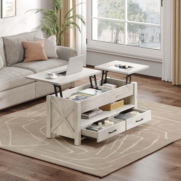 Height Adjustable Coffee Table, Modern Luxury Living Room Coffee Table