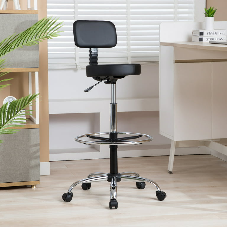  Rolling Stool Adjustable Height with Wheels Garage