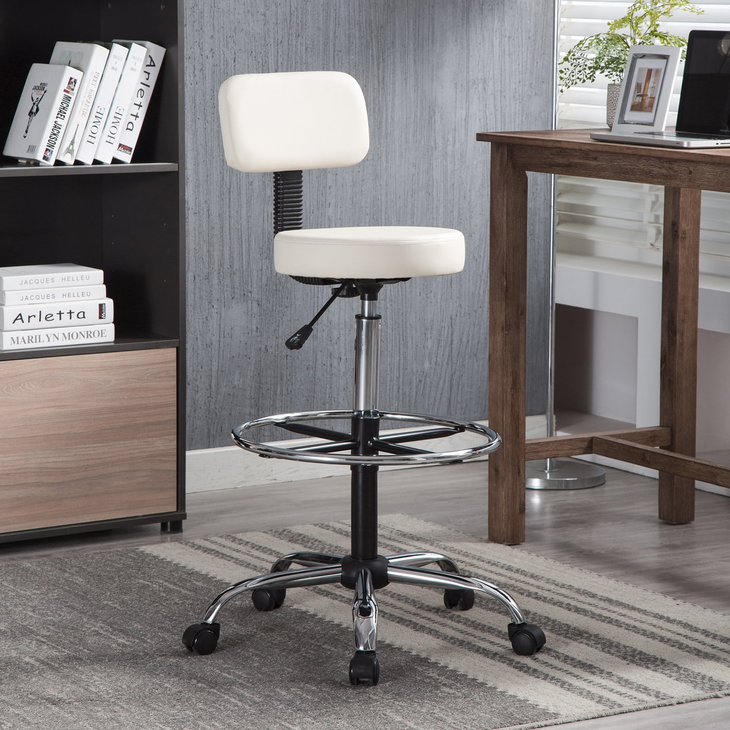 https://i5.walmartimages.com/seo/Height-Adjustable-Drafting-Stool-Footrest-Comfortable-Faux-Leather-Backrest-Rolling-Wheels-Ideal-Office-Studio-Garage-Eco-Friendly-Naomi-Home-Cream_9a323900-3a69-4379-b98e-7822efd1540d.c57c5a24dec25992ae736aa6a01ba1a6.jpeg