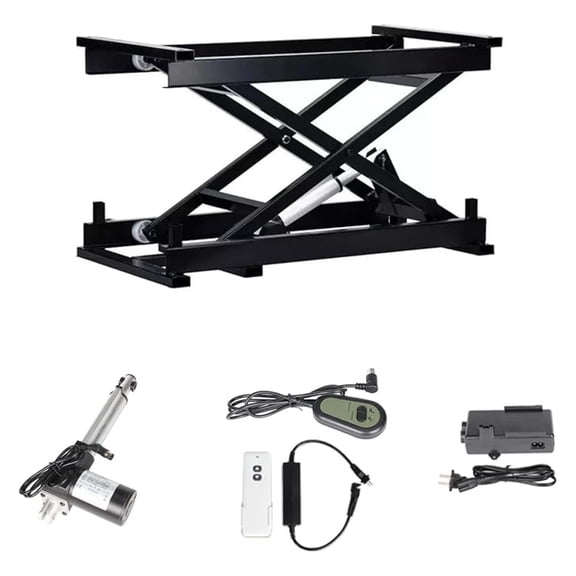 Height Adjustable Electric Lifting Platform Electric Scissor Lift Table 408LB Load