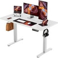 thumbnail image 1 of Height Adjustable Electric Standing Desk, 48 x 24 Inches Sit Stand up Desk,White, 1 of 5