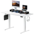 thumbnail image 1 of Height Adjustable Electric Standing Desk, 48 x 24 inches Sit Stand up Desk, Large Memory Computer Home Office Desk, 1 of 8
