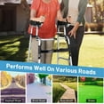 thumbnail image 1 of Height Adjustable Folding Walker with Armrests - Sturdy, Portable, and Versatile, 1 of 3