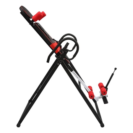 Height-Adjustable Inversion Table, 4 Gears for Back Pain & Muscle Tension Relief, 330.7lbs Capacity