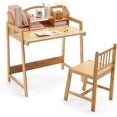Height Adjustable Kids Desk and Chair Set Ergonomic Kid Desk and
