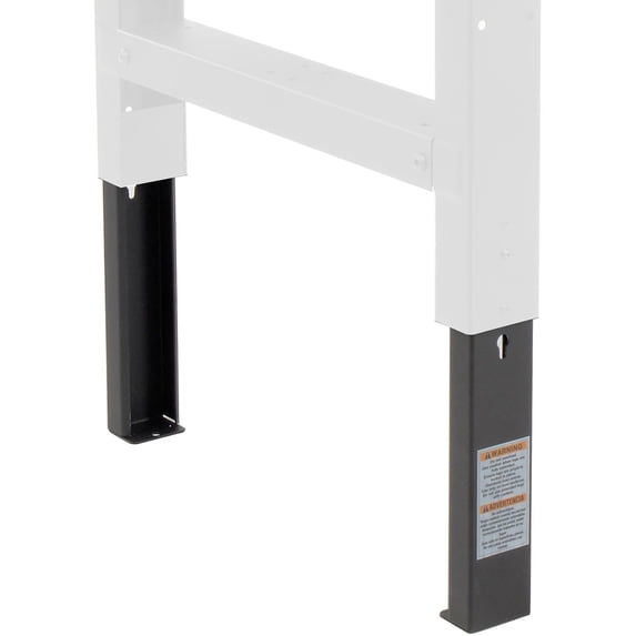 Global Industrial Leg Extender Kit Black Pack of 2