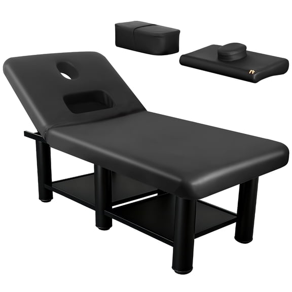 Height Adjustable Massage Table, 45 Backrest Massage Table with High Density Sponge for Facial Care & Lash Extension