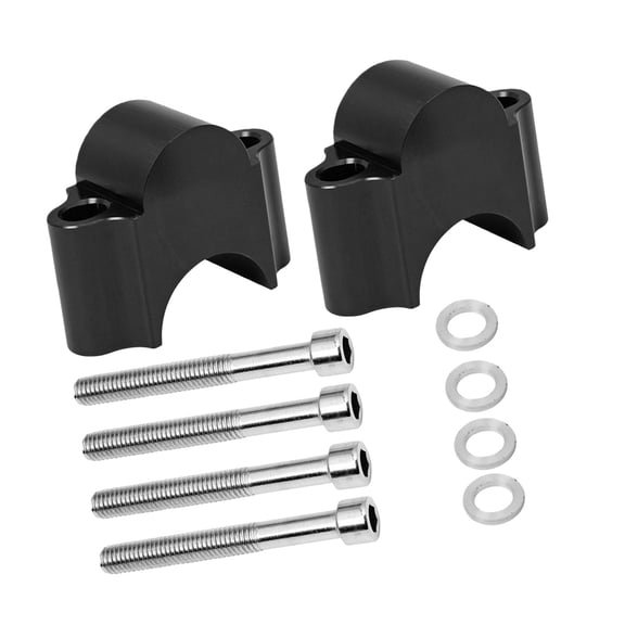 Height Adjustable Motorcycle Handlebar Risers 22mm/28mm Aluminum Easy Installation Improves