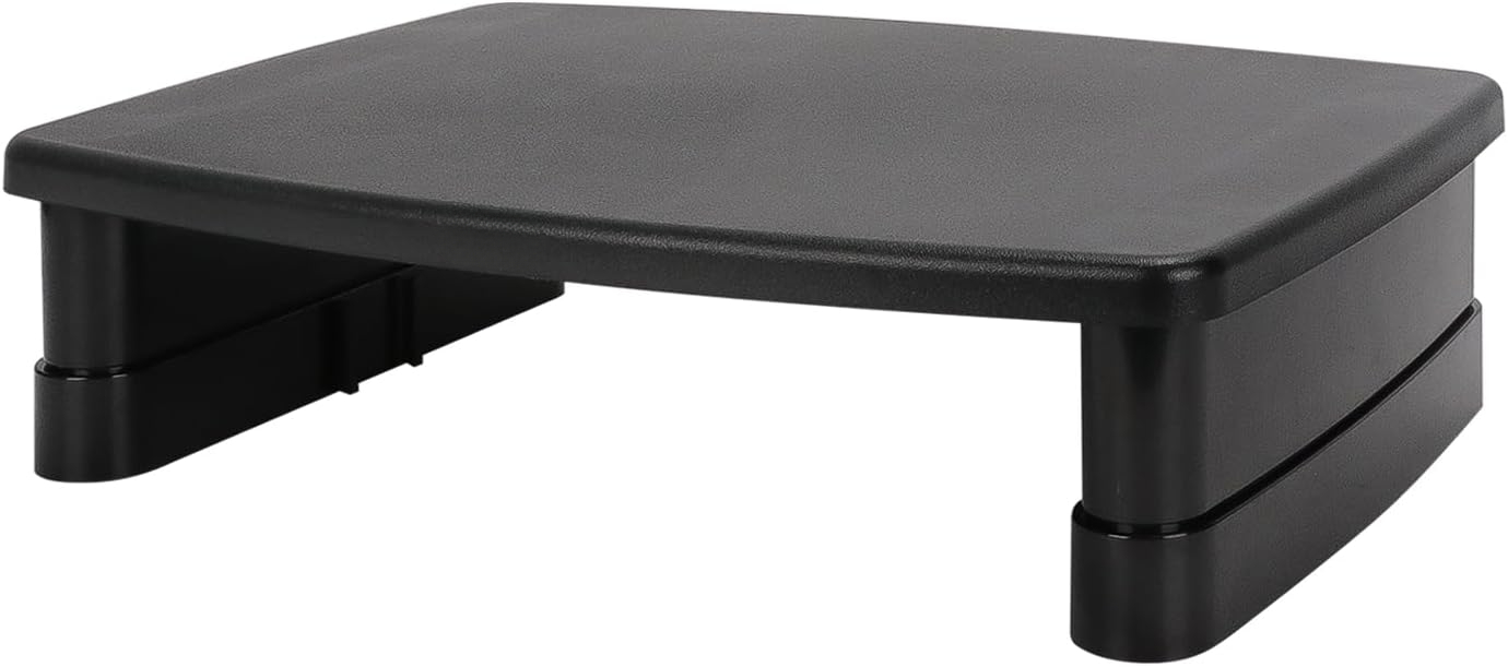 Height Adjustable Rectangular Computer Monitor Riser Desk Stand with ...