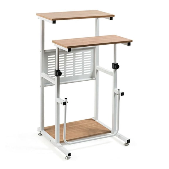 Height Adjustable Stand Up Desk Computer Workstation