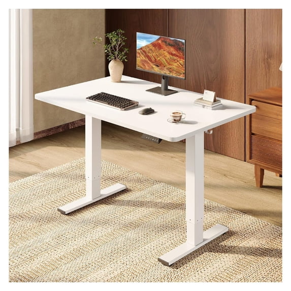 Height Adjustable Standing Desk 30 Inch Piece 1 Inch Thick Solid Wood ...