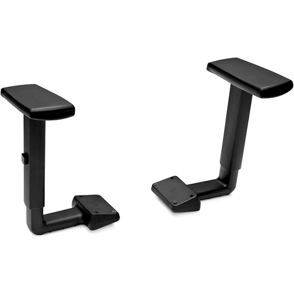 Height-Adjustable T-Arms for Task Chair, Black