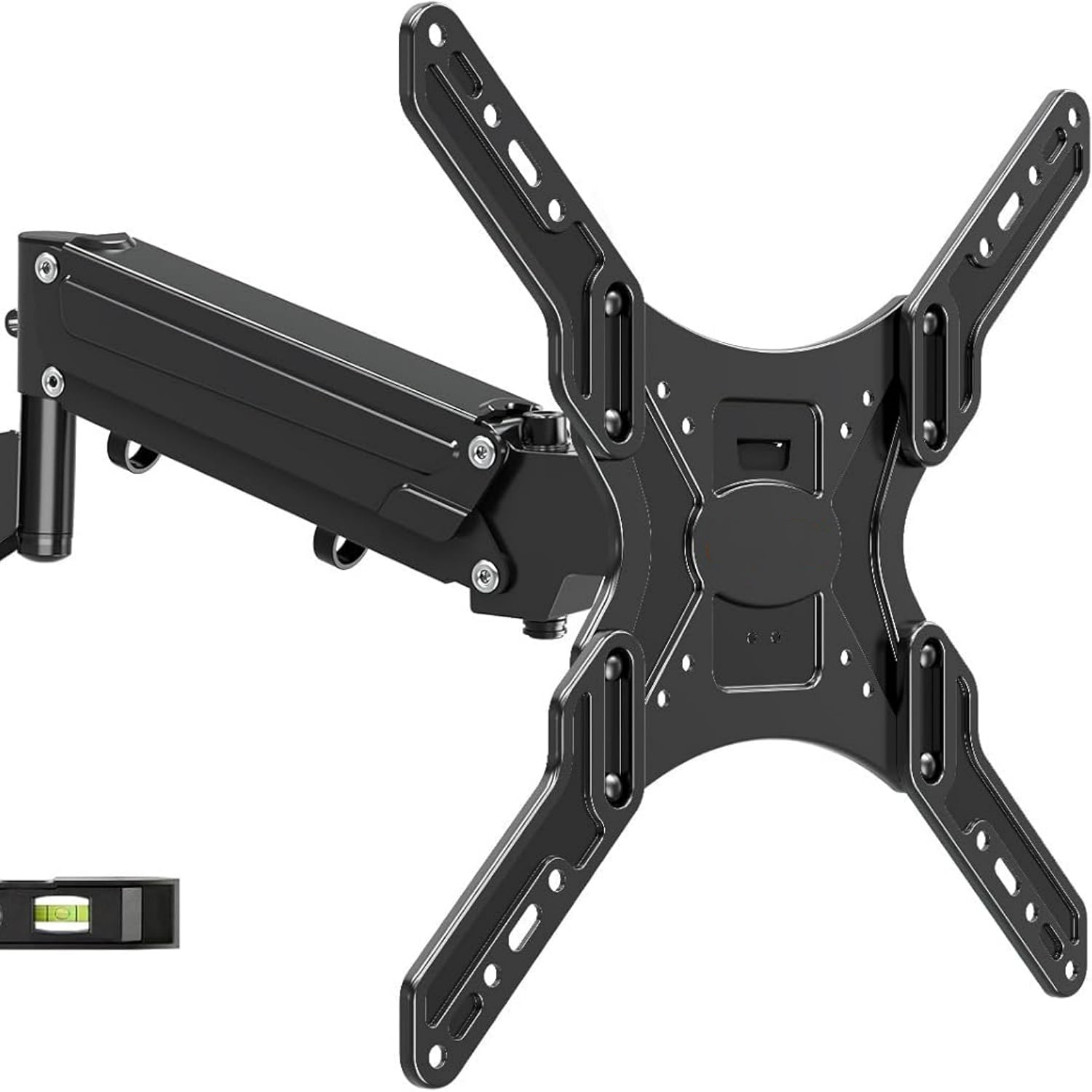 Height Adjustable TV Wall Mount for Most 23-55 Inch tvs, Spring Arm Full Motion Swivel Tilt Articulating TV Mount Bracket, Support 11-66 lbs