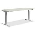 thumbnail image 1 of Height Adjustable Table Base - Silver, 1 of 1