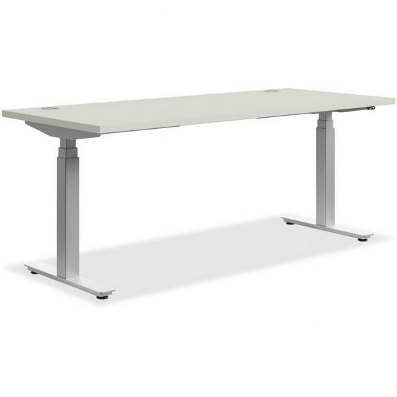 Height Adjustable Table Base - Silver