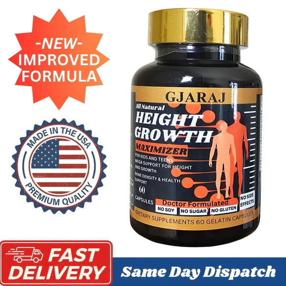 height growth maximizer capsules for bone density MADE IN USA
