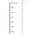 thumbnail image 1 of Height Chart Ruler 200cm Metric System with Transfer Film, Brown, 1 of 5