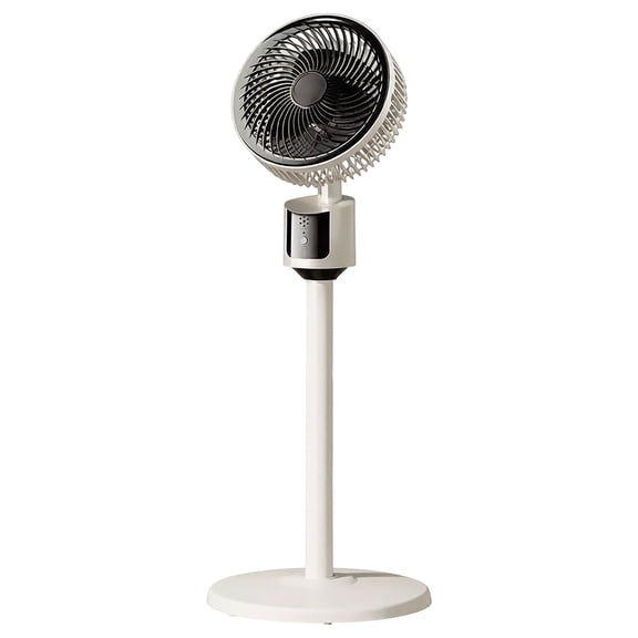 Height Customizable Oscillating Pedestal Fan 80×30cm, 3 Speed Silent Electric Fan for Bedroom Kitchen Office