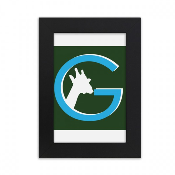 Height Giraffe Outline Neck Desktop Photo Frame Picture Display Art Painting Exhibit