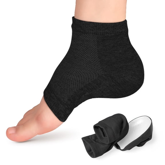 Height Increase Socks Invisible Silicone Shoe Heel Lift Pads Full Wrapped Inserts Insoles Breathable Socks for Men Women