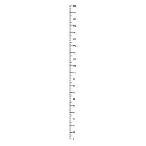Height Indicator Ruler and Growth Chart Sticker for Wall Display – Height Measurement Roll with Tap Ruler Labels for Children and Adults Easy Wall Mount Sticker Roll