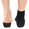 thumbnail image 1 of Height Max Socks,Happon Invisible Shoe Heel Pad,Invisible Height Insoles, Half Height Raised Insole,Universal Heighten Socks for Men or Women (3.5CM, Black), 1 of 6
