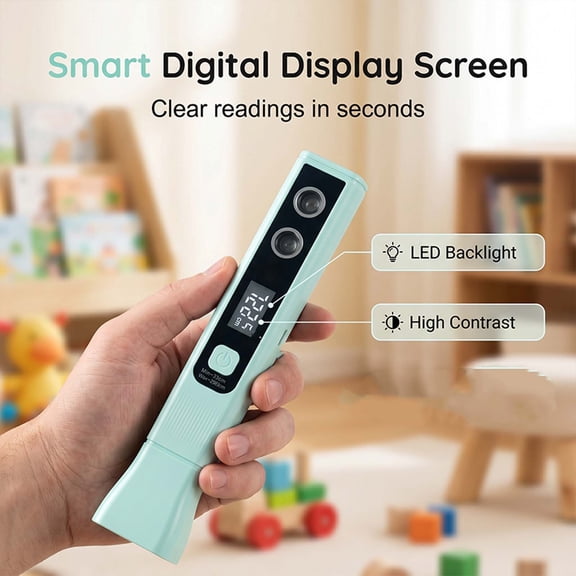 Height Measuring Device, Portable Electronic Height Ruler With Smart Sensor Accurate Measurement And Easy Home Growth Tracking, Digital Height Meter for Families Home Use