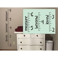 thumbnail image 1 of Height Ruler Chart Wall Sticker Love Beyond Measure Nursery Decor Decals Black, 1 of 2