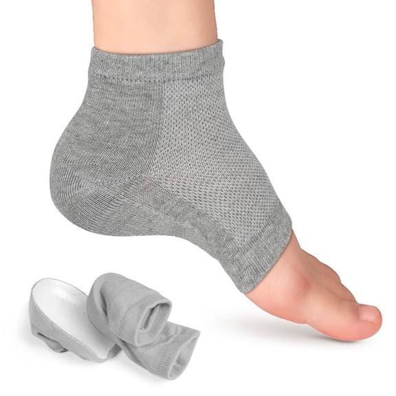 Height Socks Invisible Height Increase, Usupdd Comfort Height Insoles for Shoes, Silicone Heel Lift Pads for Sneakers Boots