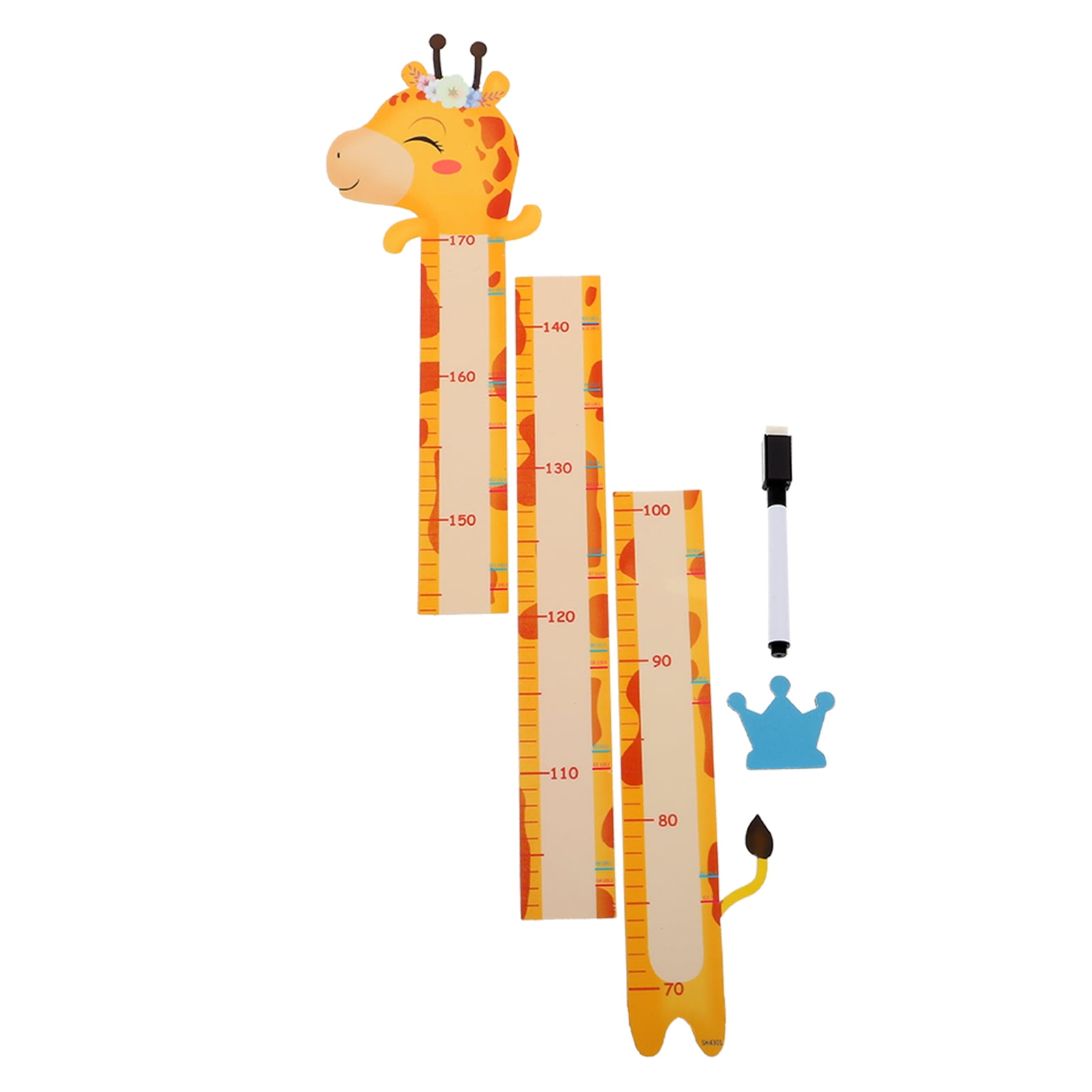 Height Stickers and Posters Wallpaper Cartoon Kids Ruler Growth Chart ...