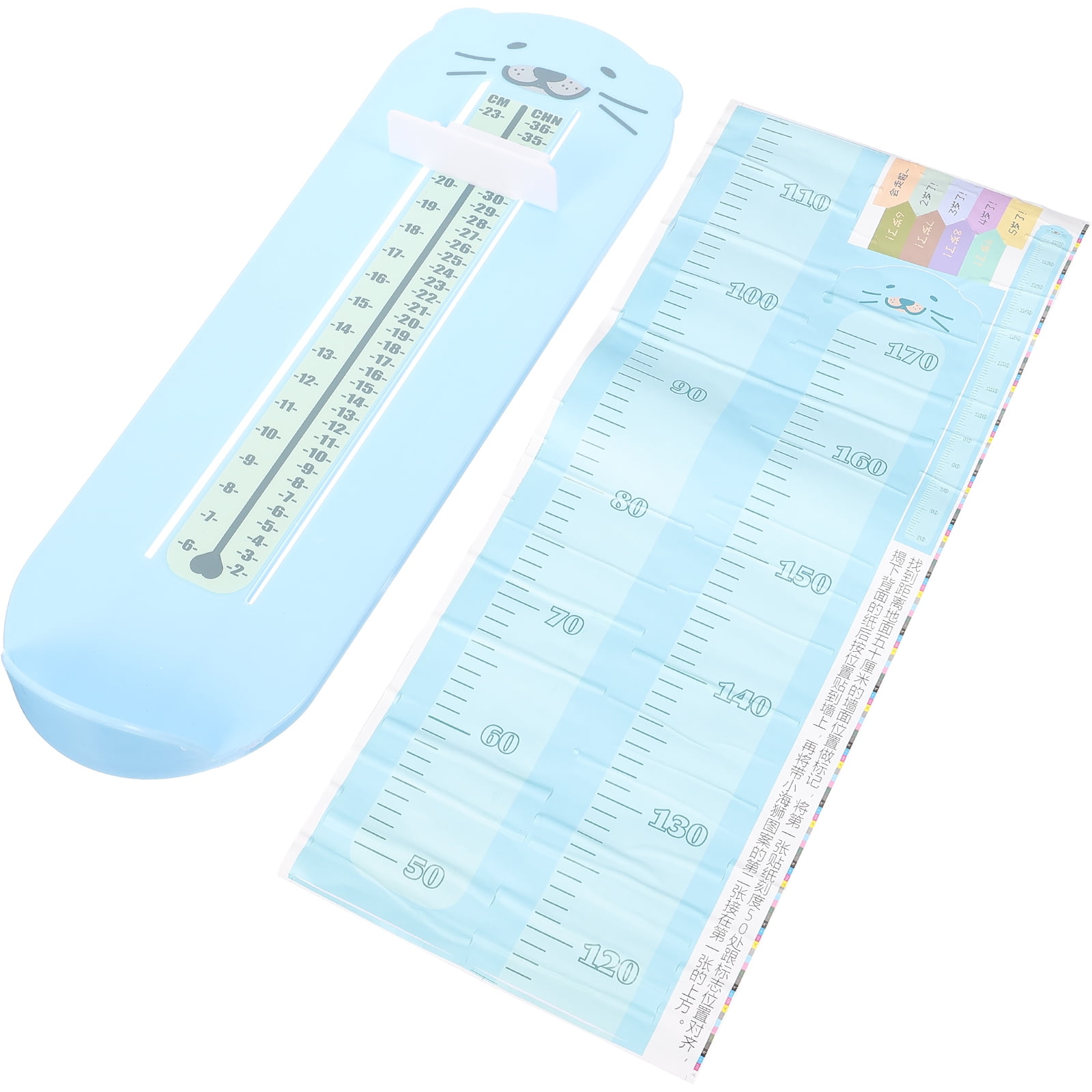 Height Tape Measurer Stickers Kids Shoe Sizer Foot Measuring Ruler with ...