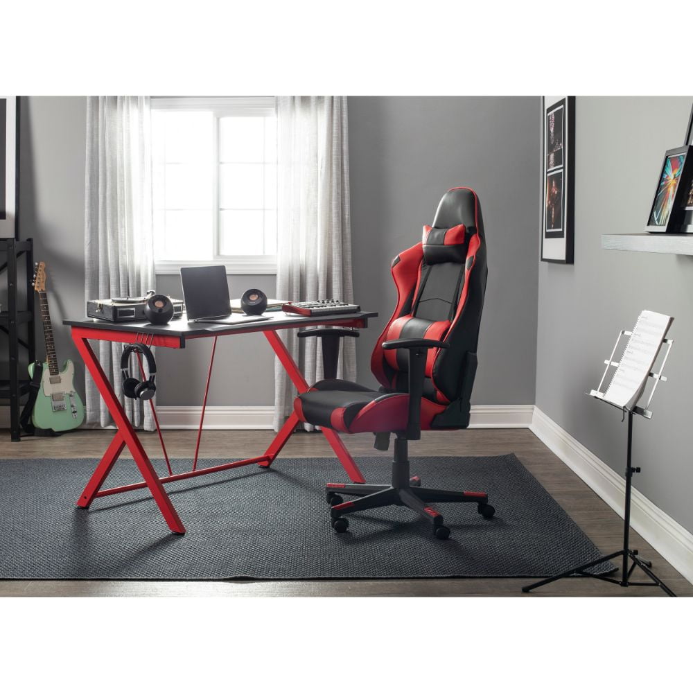 Height and Tilt Adjustable High Back Office Gaming Chair with