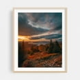 thumbnail image 1 of Height of Land Sunset - Roxbury Maine Photography Oak Framed Wall Art Print 24 x 30 inches, 1 of 12