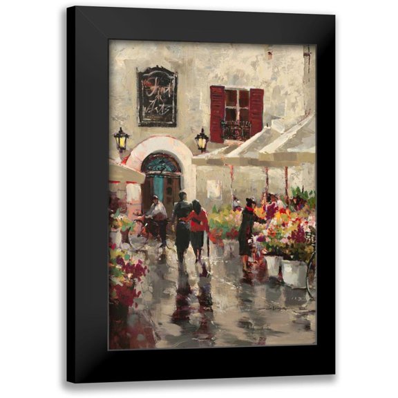 Heighton, Brent 11x14 Black Modern Framed Museum Art Print Titled - Rue De Fleurs