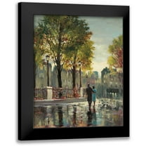 Heighton, Brent 12x14 Black Modern Framed Museum Art Print Titled - Boulevard Walk