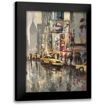 Heighton, Brent 12x14 Black Modern Framed Museum Art Print Titled - Urban Scene