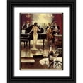 thumbnail image 1 of Heighton, Brent 19x24 Black Ornate Wood Framed with Double Matting Museum Art Print Titled - Jazz Night Out, 1 of 4