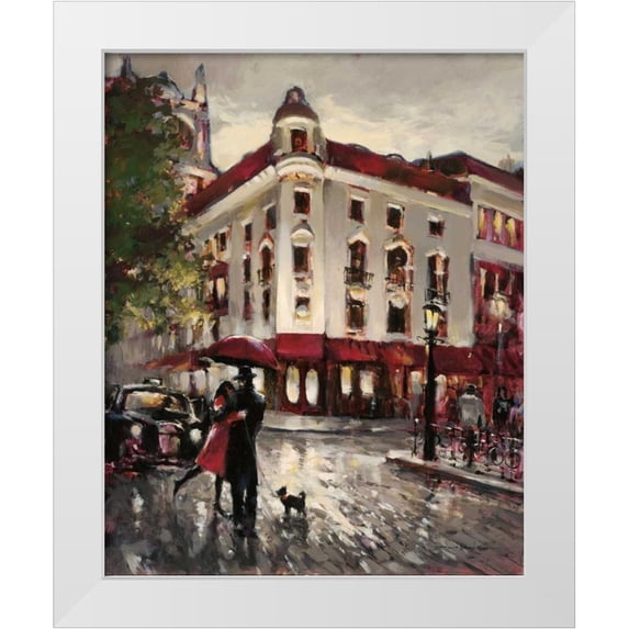 Heighton, Brent 20x24 White Modern Wood Framed Museum Art Print Titled - Welcome Embrace