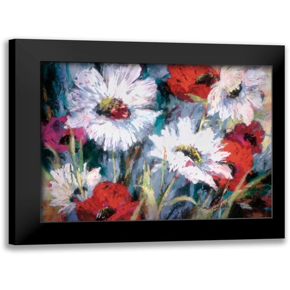 Heighton, Brent 24x19 Black Modern Framed Museum Art Print Titled - Tangled Garden II