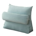 thumbnail image 1 of Heights Adjustable Back Support Cushion Pillow, 18" x 18" x 8" Sofa Bed Office Chair Rest Cushion Neck Support Back Pillow, Reading & Watching TV Pillow Bed Rest Pillow, 1 of 6