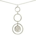 thumbnail image 1 of Heights Jewelers Personalized Triple Pendant Monogram Necklace in Sterling Silver, 1 of 4