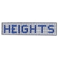thumbnail image 1 of Heights of Houston Blue Tile Curb Street Sign Iron On Embroidered Patch, 1 of 2