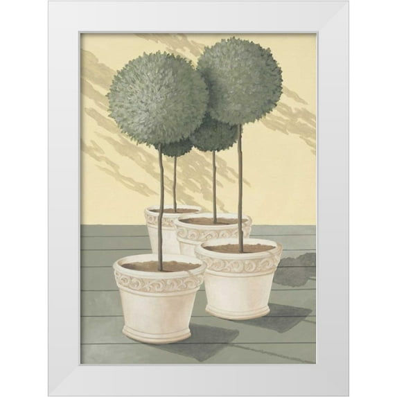 Heigl, Franz 24x32 White Modern Wood Framed Museum Art Print Titled - Buxus