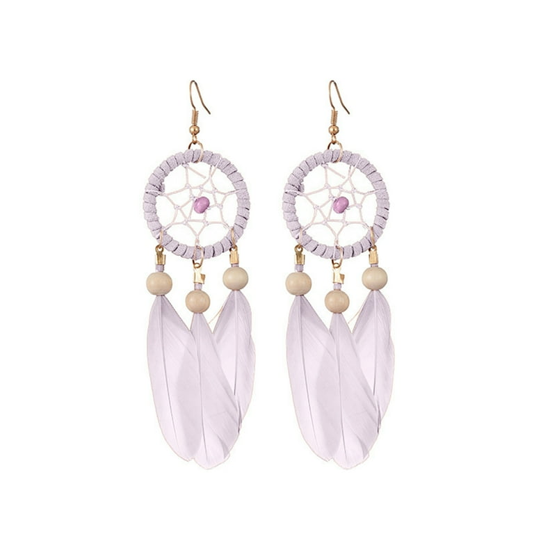 Long post deals earrings walmart